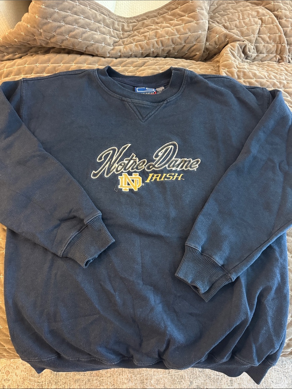 Notre Dame Vintage Crewneck Sweatshirt